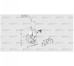 VAS125R/NW (88000309) Газовый клапан Kromschroder