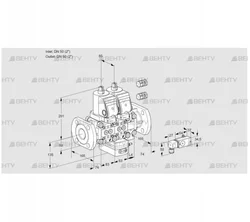 VCH3E50F/50F05NHEVWSR3/-3PP/PPPP (88106343) Клапан с регулятором расхода Kromschroder