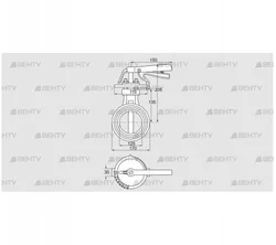 DKR 125Z03H100D (72702100) Дроссельная заслонка Kromschroder