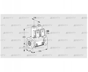 VCS665F05NNWR3B/MMMM/PPPP (88207845) Сдвоенный газовый клапан Kromschroder