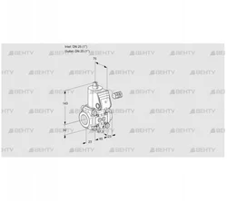 VAS125R/NK (88011572) Газовый клапан Kromschroder