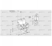 VCG3E50R/50R05NGEVWL/PPBS/PPPP (88107541) Клапан с регулятором соотношения Kromschroder