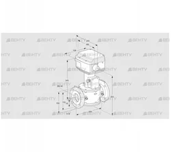 RVS 40/LF03W60S1-6 (86060206) Регулирующий клапан Kromschroder