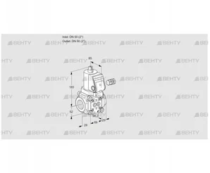 VAN250R/NKGR (88023980) Сбросной газовый клапан Kromschroder