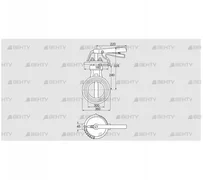 DKR 300Z03H650D (72701550) Дроссельная заслонка Kromschroder