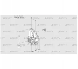 VAS1E15R/15R05FNVWR/PP/PP (88102420) Газовый клапан Kromschroder