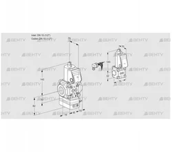 VAG1E15R/15R05GEWR/PP/ZS (88102862) Газовый клапан с регулятором соотношения Kromschroder