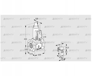 VAS8T100A05LQSRB/P3/P4 (88203516) Газовый клапан Kromschroder