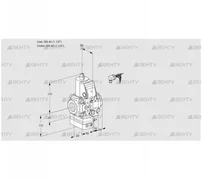 VAH2E40R/40R05HEVWR/PP/PP (88104809) Клапан с регулятором расхода Kromschroder