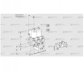 VCD1E25R/25R05ND-50WL3/PPPP/2-PP (88103772) Регулятор давления Kromschroder