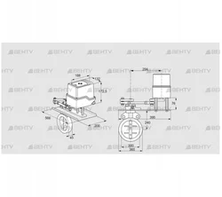 IDR300Z03D450GDW/50-60W30TR10 (88302725) Дроссельная заслонка Kromschroder