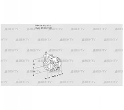 VFC340/40R05-32PPMM (88302749) Регулирующий клапан Kromschroder