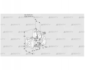 VAS350F/NW (88012589) Газовый клапан Kromschroder