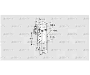 DG 110VCT8-6WG (84448491) Датчик-реле давления газа Kromschroder