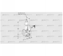 VAS115R/LW (88030073) Газовый клапан Kromschroder