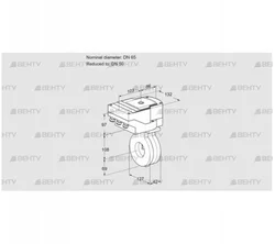 IBA65/50Z05/40A2DR10 (88301820) Дроссельная заслонка Kromschroder