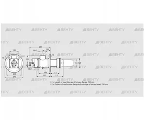 BIC 100HB-750/785-(37)E (84099848) Газовая горелка Kromschroder