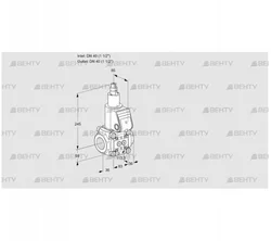 VAS3T40N/LQ (88001864) Газовый клапан Kromschroder