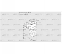 IBA65/40Z05/40A2AR10 (88301250) Дроссельная заслонка Kromschroder