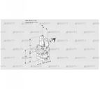 VAD240R/NK-100A (88020100) Газовый клапан с регулятором давления Kromschroder