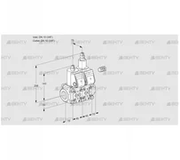 VCS1E10R/10R05NLWR/PPPP/PPPP (88100465) Сдвоенный газовый клапан Kromschroder