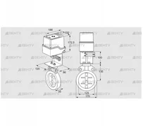 IDR125Z03D100AS/50-07W7E (88302978) Дроссельная заслонка Kromschroder