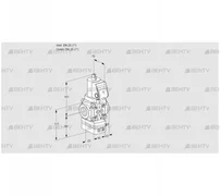 VAG1T25N/NQGRAA (88026006) Газовый клапан с регулятором соотношения Kromschroder