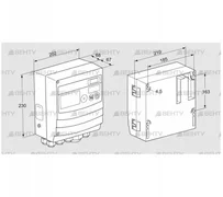 BCU460W1P2C0D0100K1E1-/LM400WF3O0E1- (88680081) Блок управления горением Kromschroder