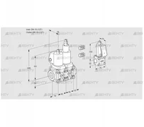 VCS1E15R/15R05NLWSL3/PPBS/PPPP (88104711) Сдвоенный газовый клапан Kromschroder