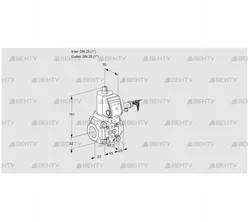 VAS125R/NWGR (88013745) Газовый клапан Kromschroder