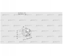 VFC3T40/40N05-40PPPP (88302521) Регулирующий клапан Kromschroder