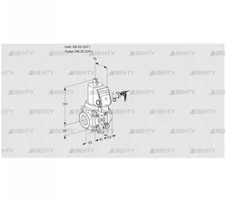 VAS120R/NWGR (88012660) Газовый клапан Kromschroder