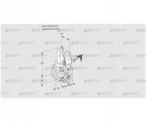 VAS120R/NWGR (88012660) Газовый клапан Kromschroder