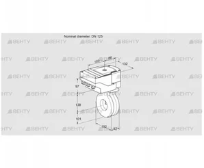 IBA125Z05/20-15Q3TR10 (88302347) Дроссельная заслонка Kromschroder