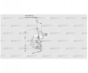 VAS350/-R/NKGR (88025926) Газовый клапан Kromschroder