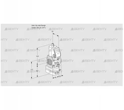 VAG1-/20R/NKAN (88010759) Газовый клапан с регулятором соотношения Kromschroder