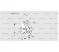 VCG2E40R/40R05NGEVWR/PPPP/PPPP (88103411) Клапан с регулятором соотношения Kromschroder