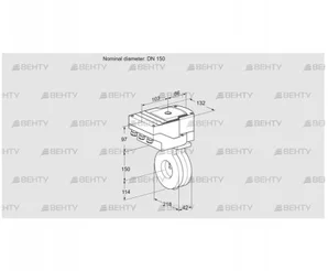 IBA150Z05/20-60W3E (88302064) Дроссельная заслонка Kromschroder