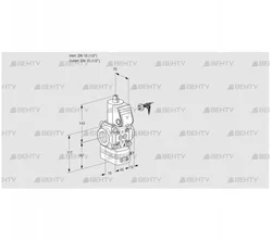 VAD115R/NW-25B (88011702) Газовый клапан с регулятором давления Kromschroder