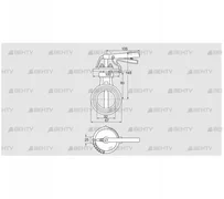 DKR 32Z03H650D (72701440) Дроссельная заслонка Kromschroder