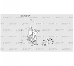 VAS1-/25R/NW (88011496) Газовый клапан Kromschroder