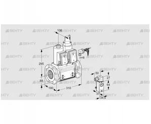 VCS780F05NLWRB/PPPP/P3PP (88207922) Сдвоенный газовый клапан Kromschroder