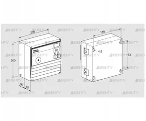 BCU460T-3/1LR3-D2C (88615012) Блок управления горением Kromschroder