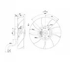 Осевой вентилятор ebmpapst A4S200AI0401