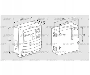 BCU460W1P1C0D0000K1E0-/LM400WF0O0E1- (88680076) Блок управления горением Kromschroder