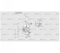 VAG1-/15R/NWBE (88017938) Газовый клапан с регулятором соотношения Kromschroder