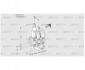 VCG3E50R/50R05LGKWR/PPPP/PPPP (88104617) Клапан с регулятором соотношения Kromschroder