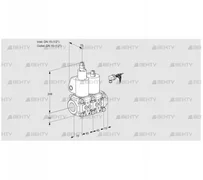 VCS1E15R/15R05LNKL/PPPP/PPPP (88105923) Сдвоенный газовый клапан Kromschroder