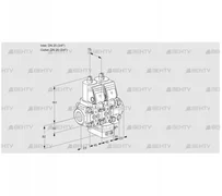 VCH1T20N/20N05NHAVQSR/PPPP/PPPP (88100904) Клапан с регулятором расхода Kromschroder