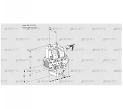 VCG1E15R/15R05FNGEVWR/MMMM/PPPP (88105206) Клапан с регулятором соотношения Kromschroder